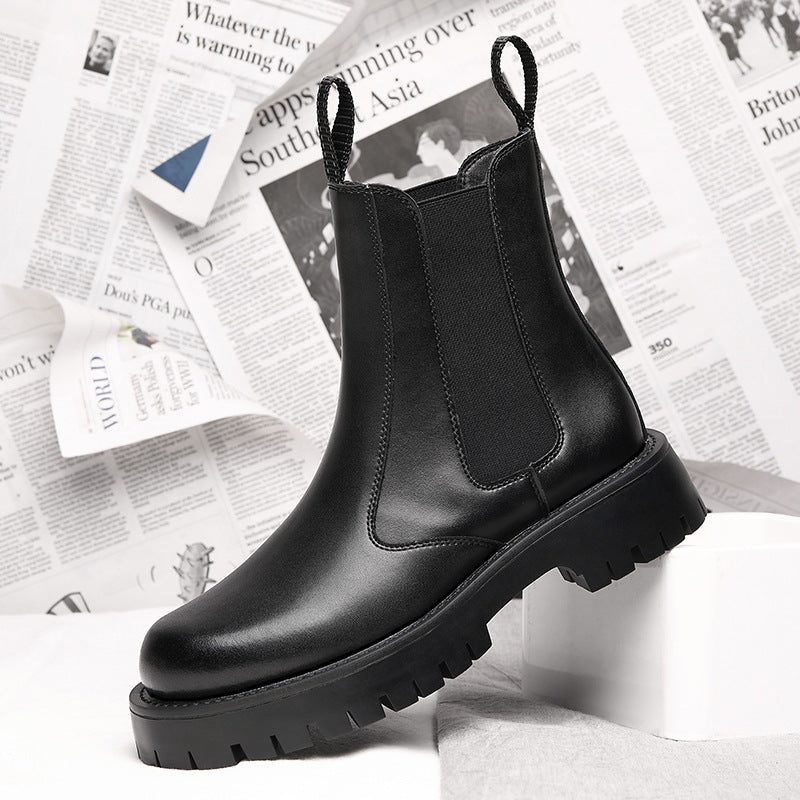 Winter Vlies-gefütterte Dr Martens Stiefel Männer im koreanischen Stil