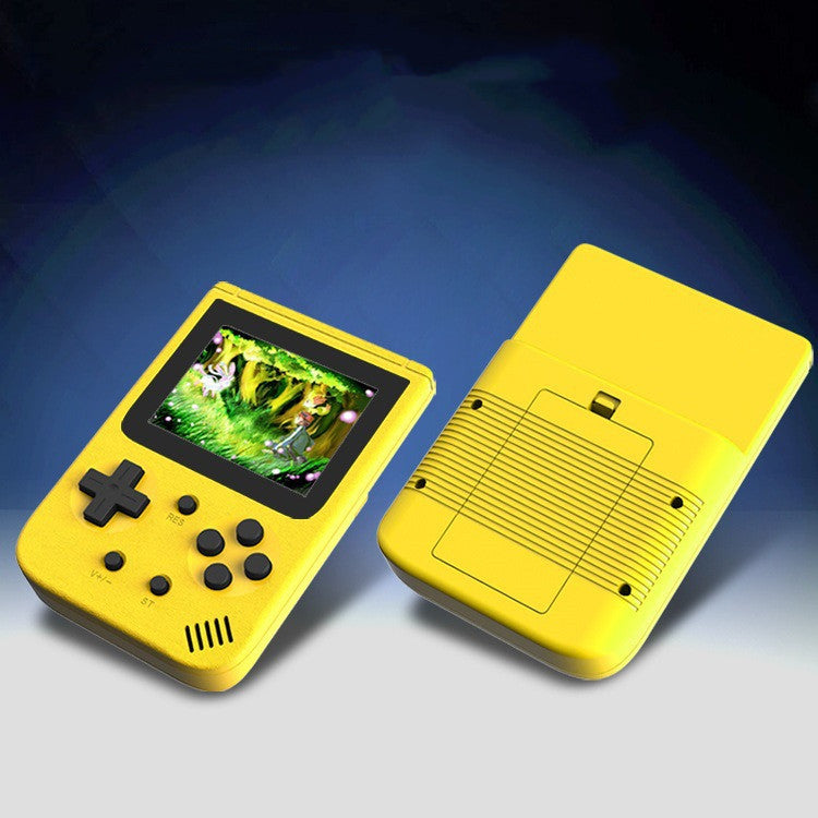 Retro Handheld Game Console In Five Languages