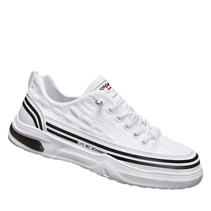 Youth Outdoor Sneakers Low-top Slip-on Casual Shoes Canvas White Shoes